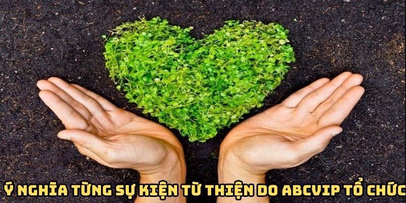 Ý nghĩa từng sự kiện từ thiện do ABCVIP tổ chức